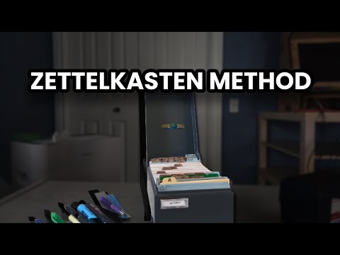 📦 Build Your Own Analog Zettelkasten (Antinet)