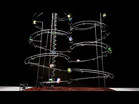 Building a marble track at home  | Easy DIY crafts 🖍✂📏