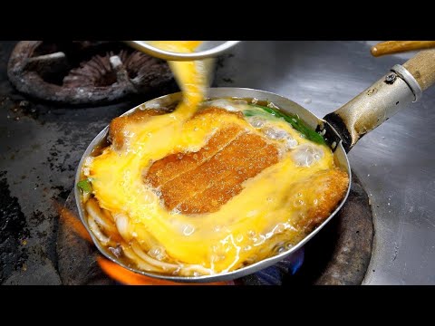 Udon Noodles In Osaka | A Skilled Owner With Lightning Fast Service | Local Udon Restaurant