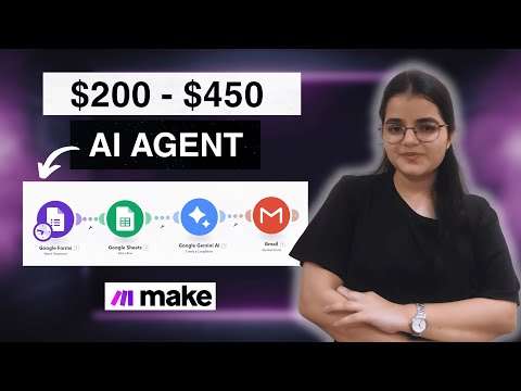 I Build a $400+ AI Agent with Make and You Can Copy It Too #automation #emailoutreach #ai #nocode