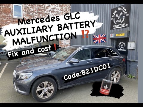 Mercedes auxiliary battery malfunction B21DC01 fix and cost!