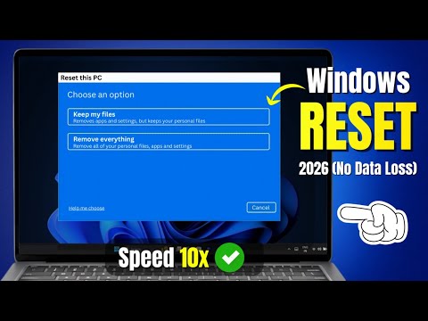 How to Reset Windows 11 PC/Laptop 2026 | Format Your Windows 11 Without Losing Data