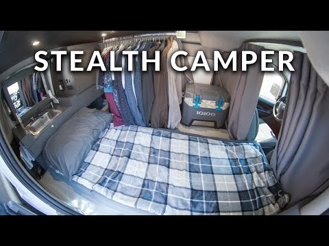 Ultimate Stealth Camper Van Tour | Nissan NV200 Self-Converted Build Walkthrough