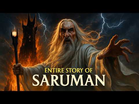 The ENTIRE Story of Saruman the White to Fall Asleep To | From Greatest Wizard to Dark Lord | LOTR