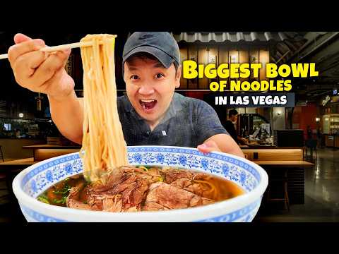 The BIGGEST Beef Noodle Soup & WILDEST Taco Stand in Las Vegas! 🍜🌮
