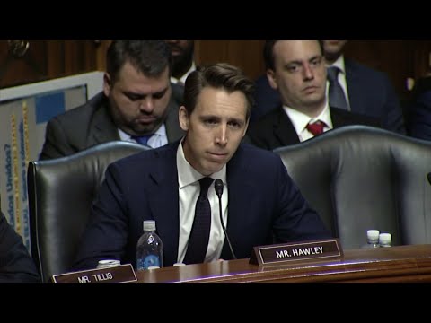 Senator Hawley on human trafficking, child abuse at the southern border