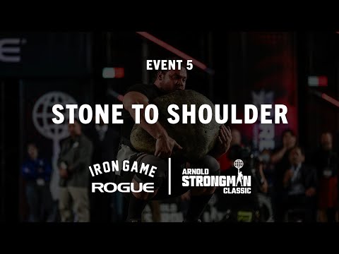 Stone To Shoulder - Event 5 | 2022 Arnold Strongman Classic | Full Live Stream