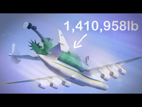 How Does This Plane Fly 700 tons?