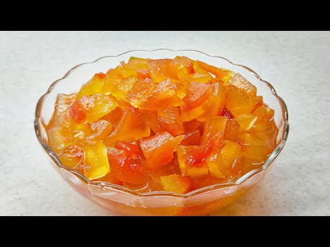 how to make jam from watermelon skin? |watermelon rind jam recipe easy | jam recipe easy|best of jam
