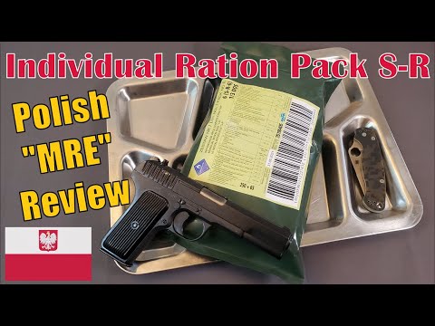 Polish S-R MRE Review | Individual Ration Pack TASTE TEST | Menu 6 Military Meal Ready to Eat
