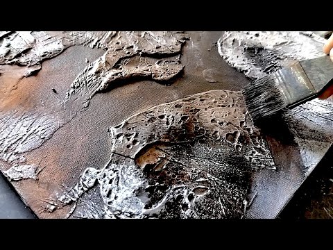 Mastering TEXTURED ACRYLIC Painting / ABSTRACT Art on Canvas / Step by step Tutorial