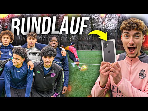 RUNDLAUF FUßBALL CHALLENGE vs OG ABONNENTEN um IPHONE 16!!