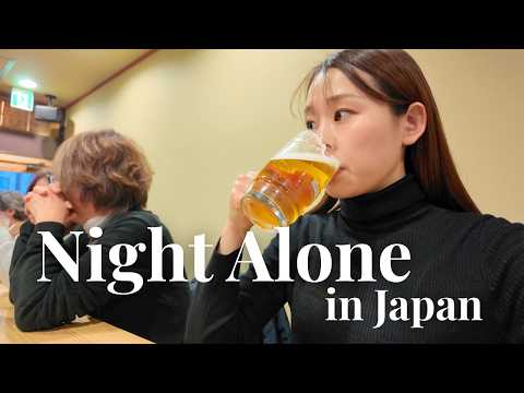 Friday Night Alone in Japan🇯🇵 | Local Izakaya & Cozy night at Home