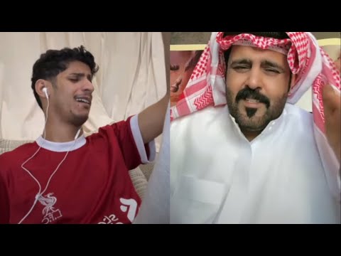 سعود بن خميس مع شخص يستفزه و يحكي عن فصيص و سعود يبدع في المواويل