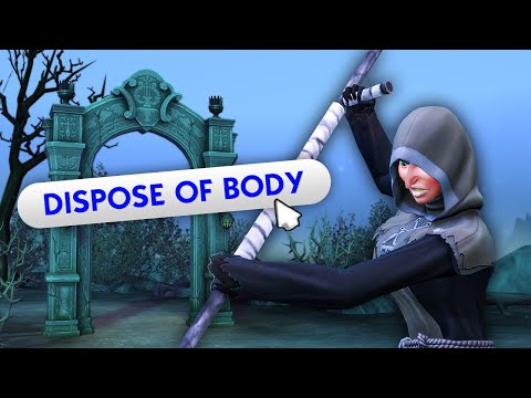 Killing people is so much fun (and so very glitchy) [Sims 4 Life & Death]