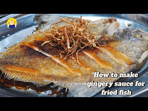 How to make gingery sauce for fried fish