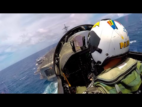 How Carrier Pilots Are Waved Off In-Close