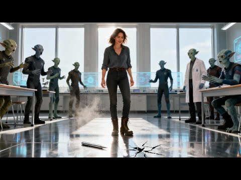 They Laughed at Earth’s Gravity—Until She Dropped a Pen and It Cracked The Floor | HFY | Sci-Fi