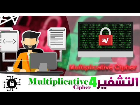 التشفير المضاعف المحاضرة الرابعة  | Multiplicative Cipher |  Decrypt | Encrypt