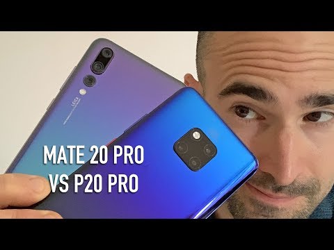 Huawei Mate 20 Pro vs P20 Pro | Side-by-side comparison