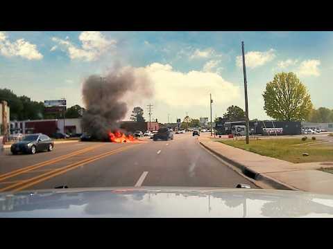 128mph Police Chase Ends in Total Destruction