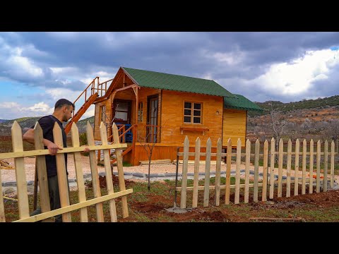 Building a Wooden House - Garden Arrangement - Cooking