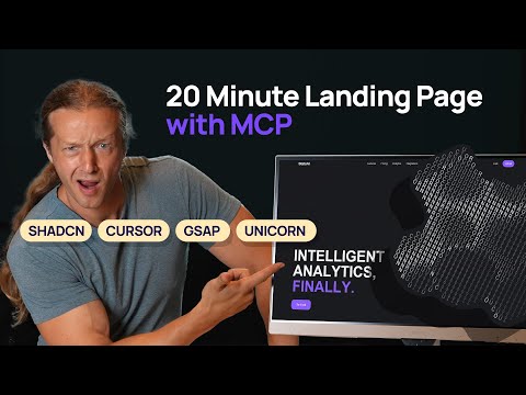 PRO LEVEL ShadCN & Cursor Landing Page in 20 minutes