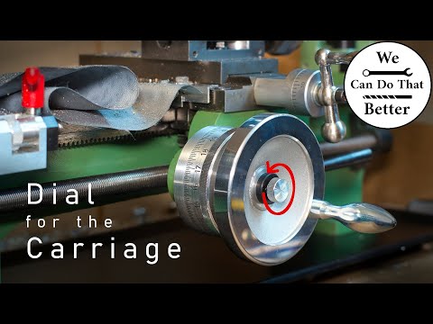 Making a dial for the Mini Lathes carriage
