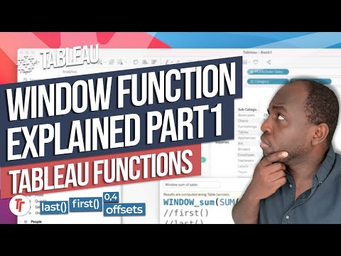 What is the Window function in Tableau? Part1  Tableau Functions