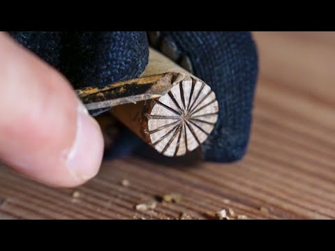 Making a Mishima Inlay Stamp - Pottery