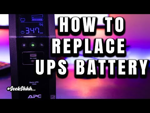 UPS BATTERY REPLACEMENT TUTORIAL; #APC #CYBERPOWER #BN1500M2 HOW TO GUIDE MADE EASY!