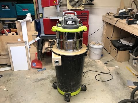 Cyclone Dust Separator (Shop Vac Hack)