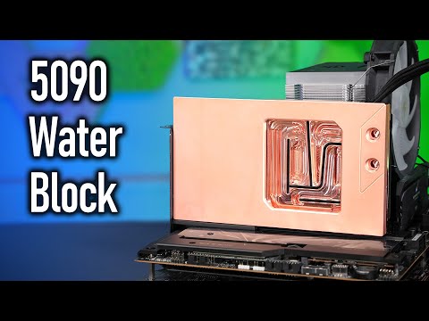 Worlds First RTX 5090 FE Water Block - Difficult But Not Impossible