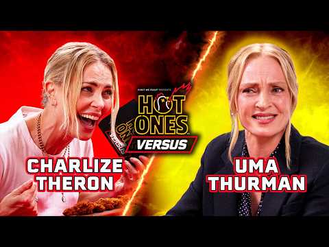 Charlize Theron vs. Uma Thurman | Hot Ones Versus