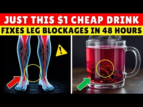 Over 60? THIS $1 Drink Clears Leg Blockages in 48 Hours | Senior Health Tips