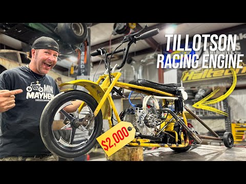 We bought an $80 Flea Market Mini Bike and Turned it Into a 30 Horsepower Drag Racing MONSTER!