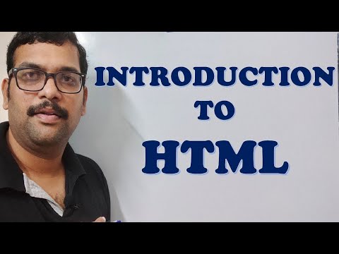 INTRODUCTION TO HTML