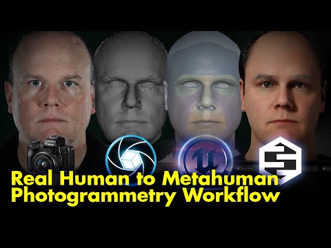 Real Human to Metahuman Photogrammetry Workflow