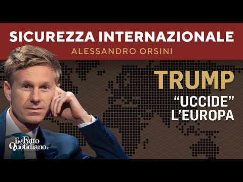 Trump "uccide" l'Europa. La diretta con Alessandro Orsini