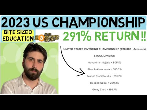 The Winning Strategy of 2023 US Trading Champion Marios Stamatoudis