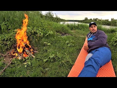 Fishing on the Desna. Bottom fishing for Catfish. Spinning for Pikeperch.