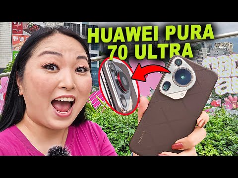 Huawei Pura 70 Ultra - CÂMERA RETRÁTIL!!!!