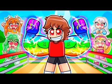 I Spent $100,000 To Rizz Girls In Roblox Arm Wrestle Simulator...
