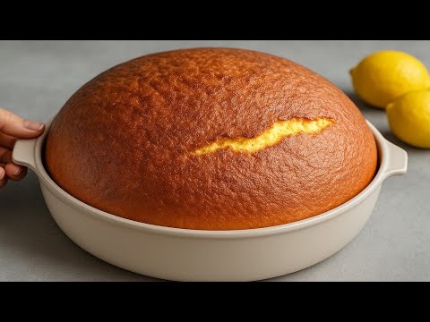 The famous French yogurt cake in 5 minutes! Grandma's secret cake!