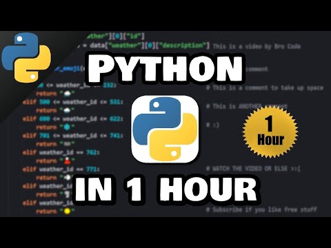 Learn Python in 1 hour! 🐍