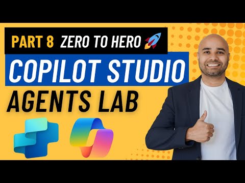 Copilot Studio Beginner Lab | Create &amp; Deploy Your First AI Agent + Topics Deep Dive