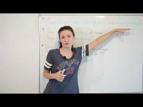 Оборот "there + be" (there is / there are).