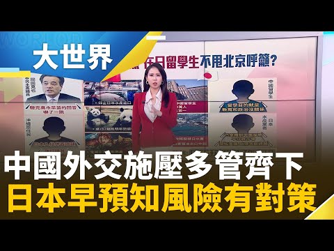 中國施壓禁水產.討貓熊 在日留學生不甩北京呼籲?｜主播 楊沚豫｜大世界新聞20251121｜三立iNEWS