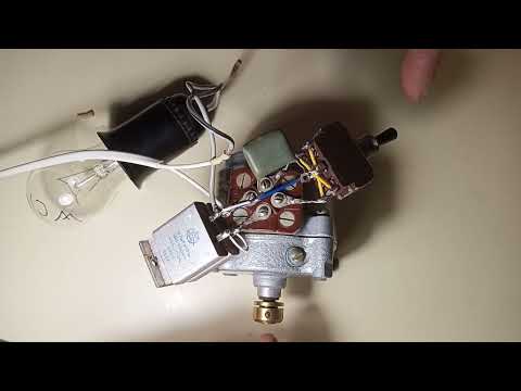 How to connect the RD-09 127 reversible motor to 220 volts