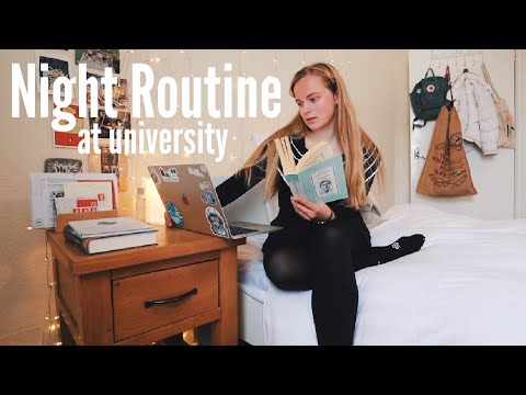 Realistic University Night Routine